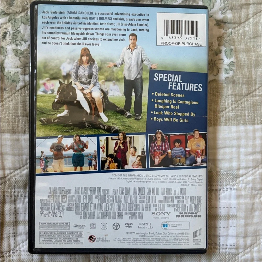 Jack and Jill DVD